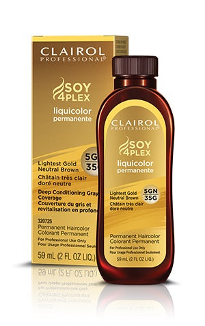 CLAIROL PROFESSIONAL SOY 4 PLEX LIQUICOLOR PERMANENTE HAIR COLOR 2 oz