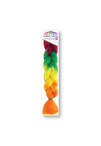 RAINBOW JUMBO BRAID 4 Tone