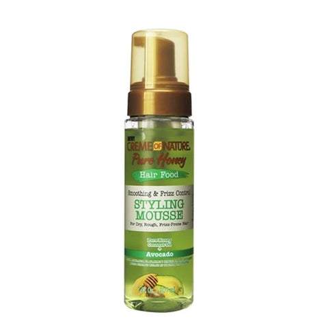 Creme of Nature Pure Honey Hair Food Avocado Mousse 7oz