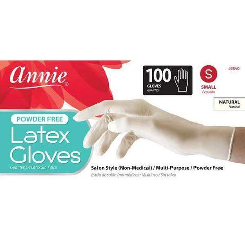 Annie Powder Free Latex Gloves 100Pc
